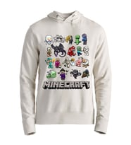 Minecraft Çocuk Sweatshirt (Ekru)