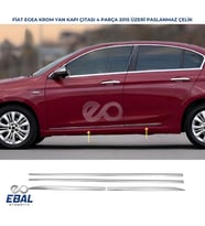 Fiat EGEA SEDAN-HB Krom Yan Kapı Çıtası 4 kapı 2015 üzeri P.ÇELİK