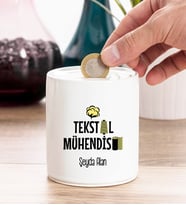 Tekstil Mühendisi Kişiye Özel Kumbara