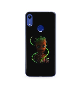 Baby Groot Tasarım Süper Şeffaf Silikon Telefon Kılıfı Huawei Honor 8A 