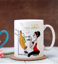 BK Gift Kişiye Özel Anneler Günü Temalı Beyaz Kupa Bardak B9