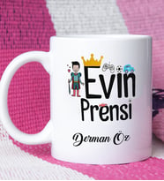 Evin Prensi Tasarımlı Kişiye Özel Evin Prensi Kupa Bardak
