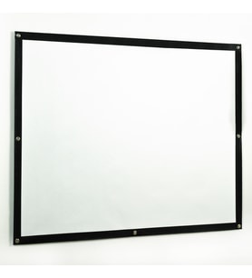 81 X 61 Sabit Çerçeveli Fixed Frame Duvar Tipi Projeksiyon Perdesi
