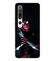 Örümcek Adam Tasarım Süper Şeffaf Silikon Telefon Kılıfı Xiomai Mi10- Mi 10 Pro