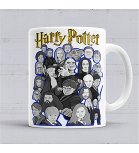 Harry Potter Karakter Kolaj Sanatları Kupa Bardak Porselen