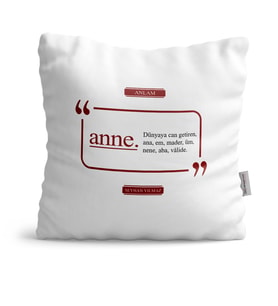 BK Gift Kişiye Özel Anne Dekoratif Yastık  22