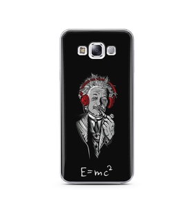 Einstein Tasarım Süper Şeffaf Silikon Telefon Kılıfı Samsung E7