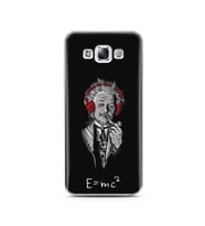 Einstein Tasarım Süper Şeffaf Silikon Telefon Kılıfı Samsung E7