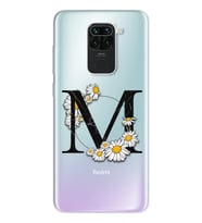 Papatya Harf Tasarım Süper Şeffaf Silikon Telefon Kılıfı Xiomai Redmi Note 9 M-H