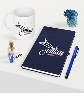 BK Gift Kişiye Özel Avukat Temalı Lacivert Defter Kalem Kupa Seti - 9 (Model 1)