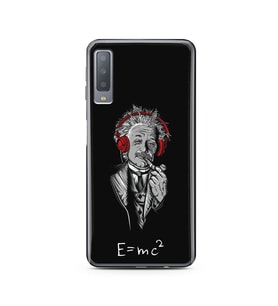 Einstein Tasarım Süper Şeffaf Silikon Telefon Kılıfı Samsung A7 (2017)