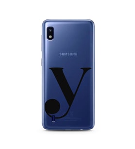 Samsung A10 Harf Tasarımlı Telefon Kılıfı Y-Harfi 