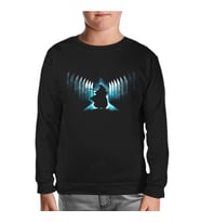 Bleach - Byakuya Kuchiki Siyah Çocuk Sweatshirt
