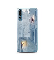 Serenat Tasarımlı Süper Şeffaf Silikon Telefon Kılıfı Huawei P20 Pro  
