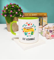 Öğretmenler Günü Hediyesi Kupa Bardak Yeşil