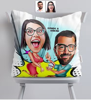 BK Gift Kişiye Özel Benimle Evlenir Misin Karikatürlü  Yastık