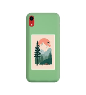 Yeşil Lansman Kılıf iPhone XR