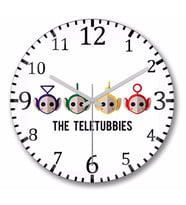 The Teletubbies  Duvar  Saati  Bombeli  Gercek Cam