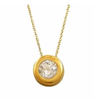 Tektaş Kolye 1,71 Gram 14 Ayar Altın (Sarı)
