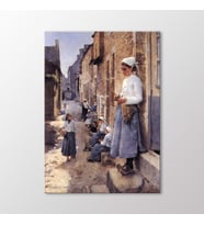 Arty Tablo Street İn Brittany Tablo (Karışık)