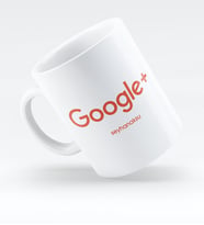 BK Gift Kişiye Özel Google Plus Beyaz Kupa Bardak  2