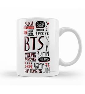 Bts  Kupa Bardak Porselen