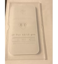 Apple iPhone 12 Pro 5D Temperli Cam Ekran Koruyucu 9H Full Kaplama (Beyaz)