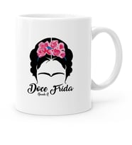 BK Gift Kişiye Özel Frida Kahlo Beyaz Kupa Bardak  4