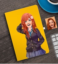 BK Gift Kişiye Özel Animasyon Bebek Karikatürlü Defter-4B