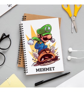 Super Mario Defteri Kişiye Özel