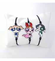 Powerpuff   Best Friend Bileklik Seti 3lü Hediyelik Aksesuar  Şık Takı Süs