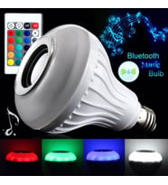 pazariz Bluetooth Hoparlörlü LED Ampül Renkli