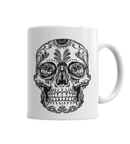 Mexicana Psicodelica Skull Kuru Kafa Kupa Bardak Porselen