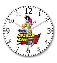 Dragon Ball GT Duvar Saati Bombeli Gercek Cam