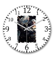 Ciri E Geralt De Rivia Duvar Saati Bombeli Gercek Cam