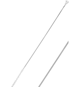 Söğütlü Silver Gümüş 1,4 mm kalınlığında italyan yassı bileklik SGTL10096RODAJ