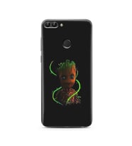 Baby Groot Tasarım Süper Şeffaf Silikon Telefon Kılıfı Huawei PSmart (2018)