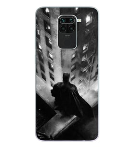 Batman Tasarım Süper Şeffaf Silikon Telefon Kılıfı Xiomai Redmi Note 9