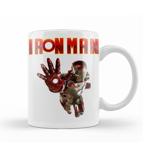 Iron Man     Kupa Bardak Porselen