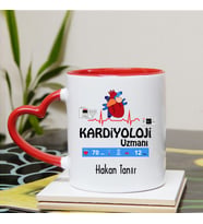 Kardiyoloji Uzmanı Kupa Bardağı Kalpli