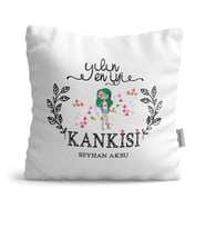 BK Gift Kişiye Özel Yılın En İyi Kankisi  Yastık