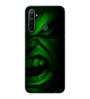 Hulk Tasarım Süper Şeffaf Silikon Telefon Kılıfı Oppo Realmi 5i