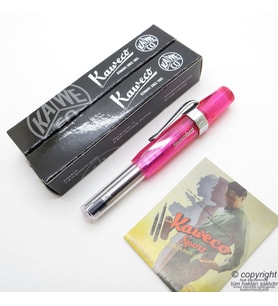 Kaweco 10000582 Ice Sport Transparan Pembe Roller Kalem