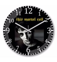 This Mortal Coil Duvar Saati Bombeli Gercek Cam