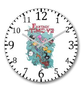 Fantasy Time VII Duvar Saati Bombeli Gercek Cam