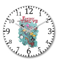 Fantasy Time VII Duvar Saati Bombeli Gercek Cam