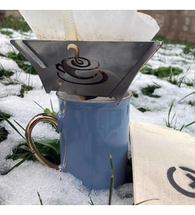 Latnox CoffeeX Drip Portatif Kahve Damıtıcı Katlanır Paslanmaz Çelik
