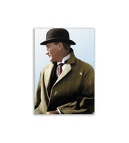 Atatürk Posteri Deri Kanvas Tablo 50x70cm