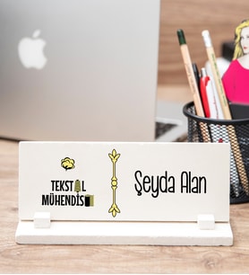 Tekstil Mühendisi Masa İsimliği