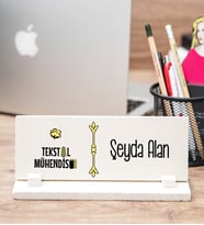 Tekstil Mühendisi Masa İsimliği